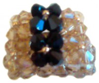 Anillo 6 flores Swarovski